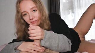 An 18-year-old cute girl talks about love and shares her passionate side