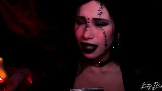 Katty Blake casts a spell with her big ass on Halloween