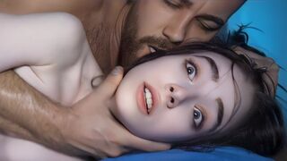 Petite teen gets dominated by her dad’s huge cock