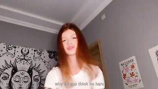 A passing girl noticed the guy and instantly got horny, so she started to seduce him