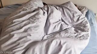 The husband gently fucked his wife in the morning