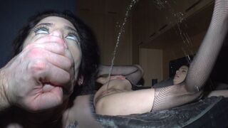 She came down from orgasm with a quivering body
