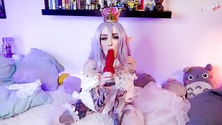 After a long wait, Mario finally fucked Boosette hard - HD porn