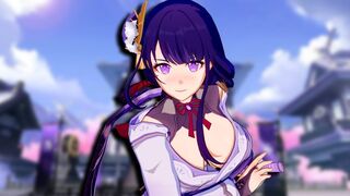 Raiden Shogun Baal’s passionate fuck with Yae Miko in futa sex