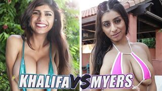The best of Mia Khalifa and Violet Myers in an exclusive BangBros compilation