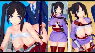 Game Koikatsu! ]Have sex with Big tits DanMachi Yamato Mikoto3DCG Erotic Anime Video