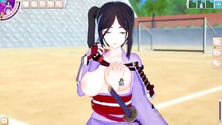 Game Koikatsu! ]Have sex with Big tits DanMachi Yamato Mikoto3DCG Erotic Anime Video