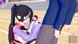 Game Koikatsu! ]Have sex with Big tits DanMachi Yamato Mikoto3DCG Erotic Anime Video
