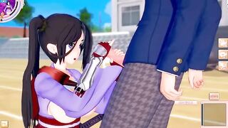Game Koikatsu! ]Have sex with Big tits DanMachi Yamato Mikoto3DCG Erotic Anime Video