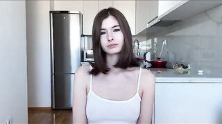 The neighbor wanted sex, and the guy finished in her pussy without a condom