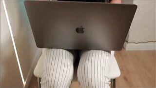 The boss checked the secretary’s skills in more than one way