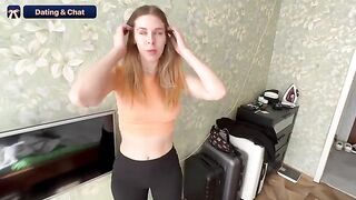 Pervert guy fucked his stepmom using an app, she washed her face in cum