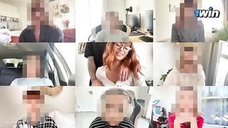 A cute girl got fucked by a guy on a zoom meeting and she loved it