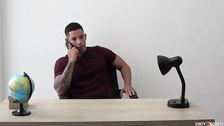 I met an agent who wanted to see my big cock, so I fucked her