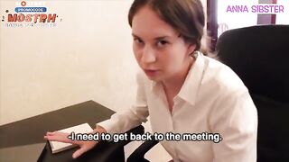 I can give you a blowjob, but I won't cheat on my boyfriend, featuring the stunning Anna Sibster