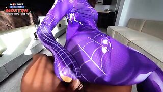 Mary J takes Miles Morales' powers with hardcore sex