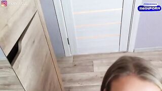 A beautiful woman in sexy lingerie fulfills your wet dreams