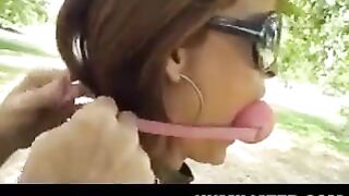Bondage for sexy girls with a rope, they are tied up and dominated