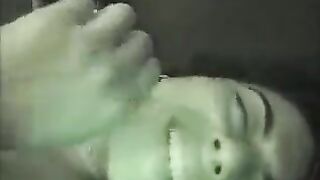Girl was tired and decided to have sex at home at night