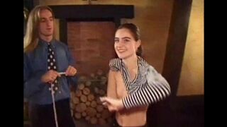 A chick with a big bush who likes to masturbate