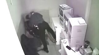 The employee was fired after being photographed with a hidden camera