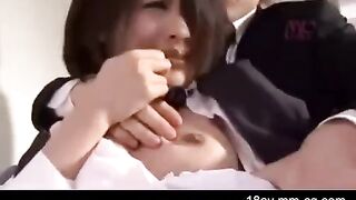 Asian guy forced his sister to have sex with him