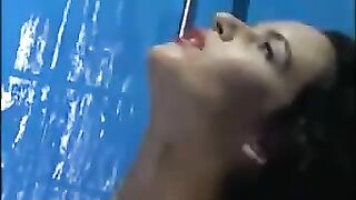 The couple fucked in the bathroom as usual