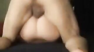 The wife asked her friend to fuck her wet pussy crotch