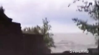 Miss Russia 2005 caught in a scandalous threesome group scene