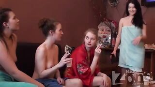 Peeping for Russian hostels with hidden camera action