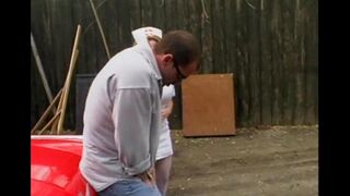A nurse can be a real bitch even in the car