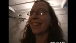 A sexy girl is fucking with two guys in an interracial threesome