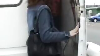 A sexy girl is fucking with two guys in an interracial threesome