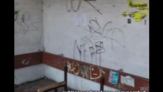 Babe was picked up at the bus stop and fucked hard, she screamed with pleasure