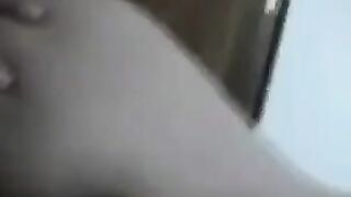 Negro man fucked her ass and made a video of the sex