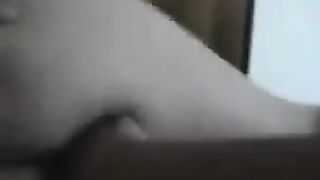 Negro man fucked her ass and made a video of the sex