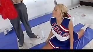 A nice girl is having sex with her gymnast boyfriend