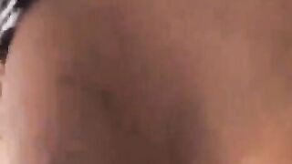 The busty girl took the sperm from her lover in her mouth