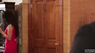 Two sisters fuck with a friend in the bathroom