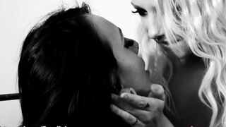 Lesbians have their fun with dildo and vibrator, you can see