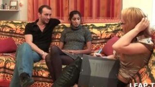 The dress code of the girl was too frank, so they wanted sex from her