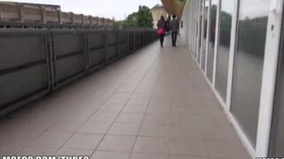 Girl was caught at the station, and things got steamy