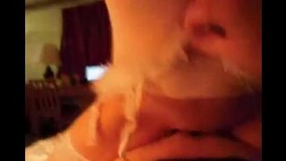 The wife played a Snow Maiden and had sex with her husband