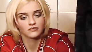 A girl had sex accidentally with a man in the washer machine