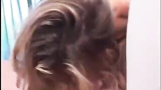 One lucky guy with two cute girlfriends to fuck