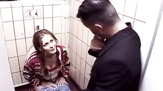 Sex in the toilet booth of the club is too wild