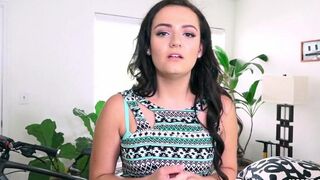 A pretty girl is having sex with a young boy