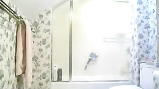 Hidden camera in the toilet captured intimate moment