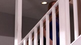 Morgan Lee fucks his girlfriend with a strapon in a passionate encounter