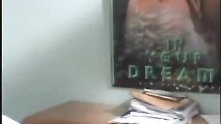 A young girl feels lonely and she gets fucked on the couch